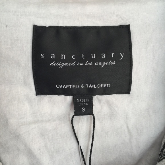 NWT Sanctuary Nova Hooded Linen Jacket Tiki Stripe - Picture 5 of 8